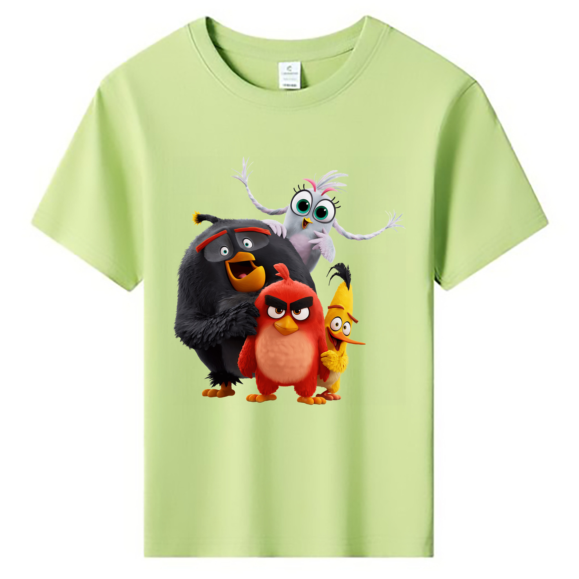（画像用） Angry Birds アングリーバード 綿100％キッズTシャツ（フロントプリント）